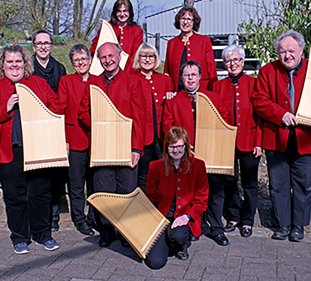 Veeh-Harfengruppe der Nüdlinger Werkstatt
