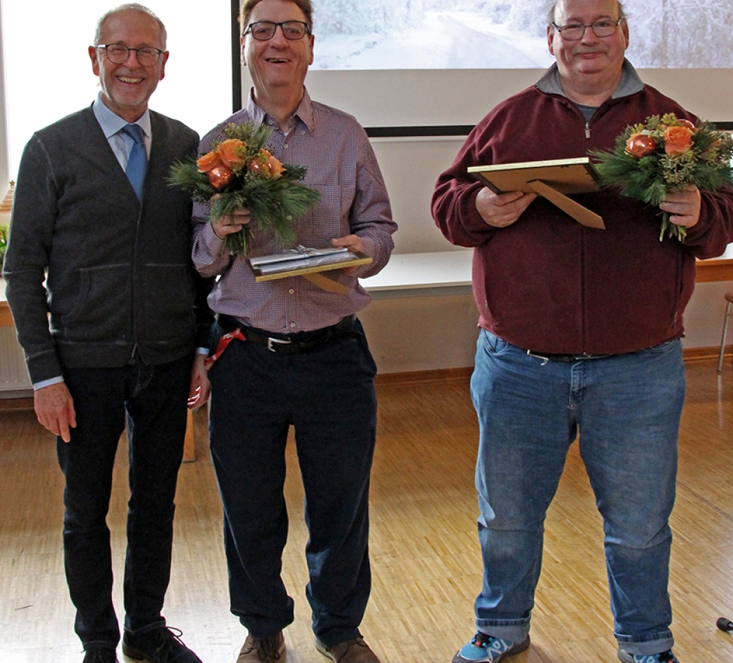 Jubilare mit 40 Jahren Zugehörigkeit