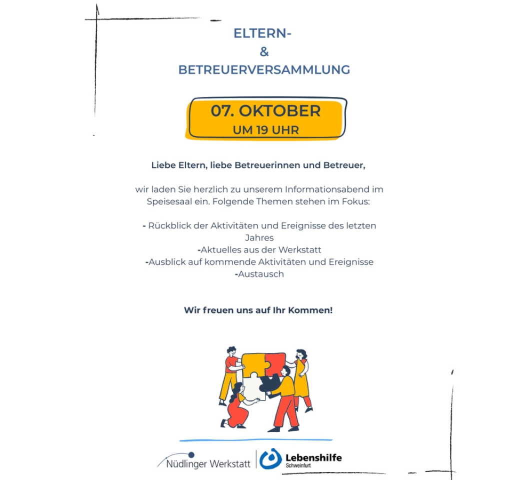 Eltern- &amp; Betreuerversammlung 2026